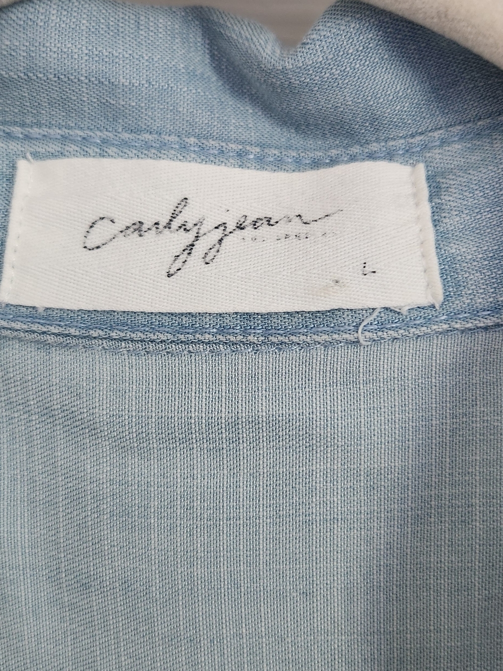 CJLA Light Blue Chambray Button Down Shirt - Picture 2 of 5